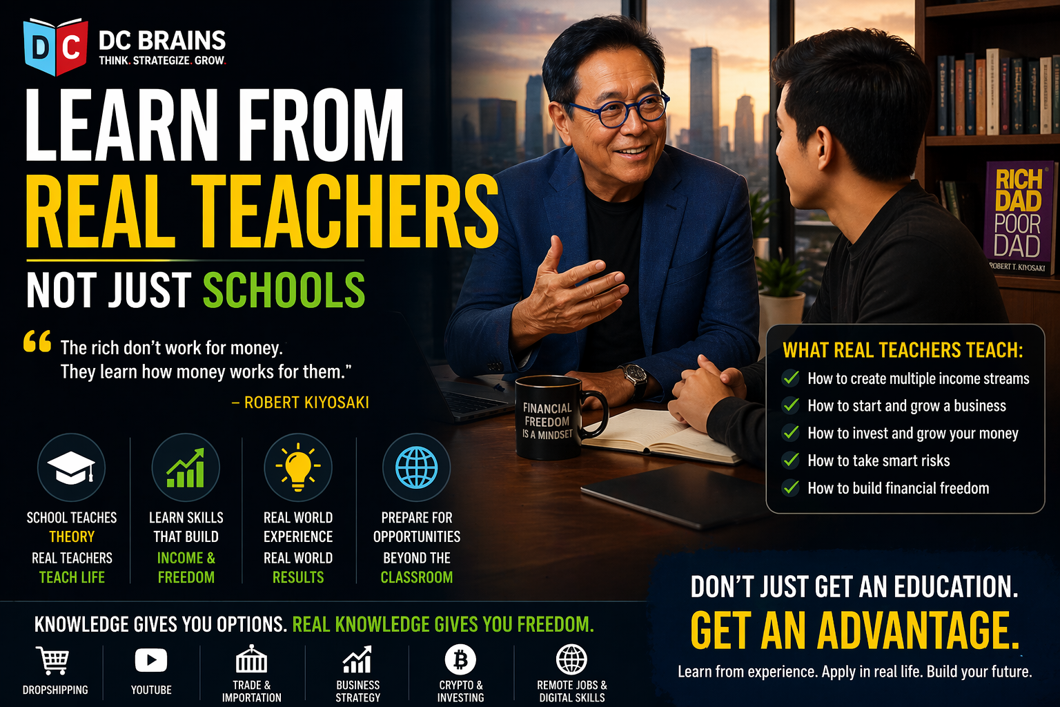 Learn From Real Teachers Not Just Schools